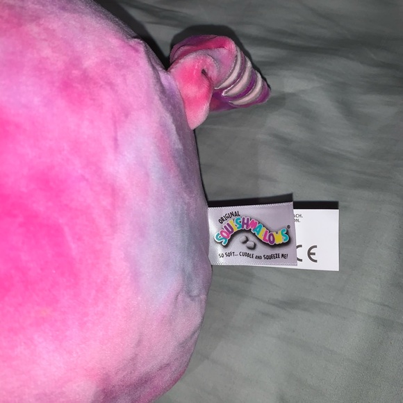 Squishmallows Kelly Toys 8’ Caeli Cat Pink Pillow - Picture 4 of 8